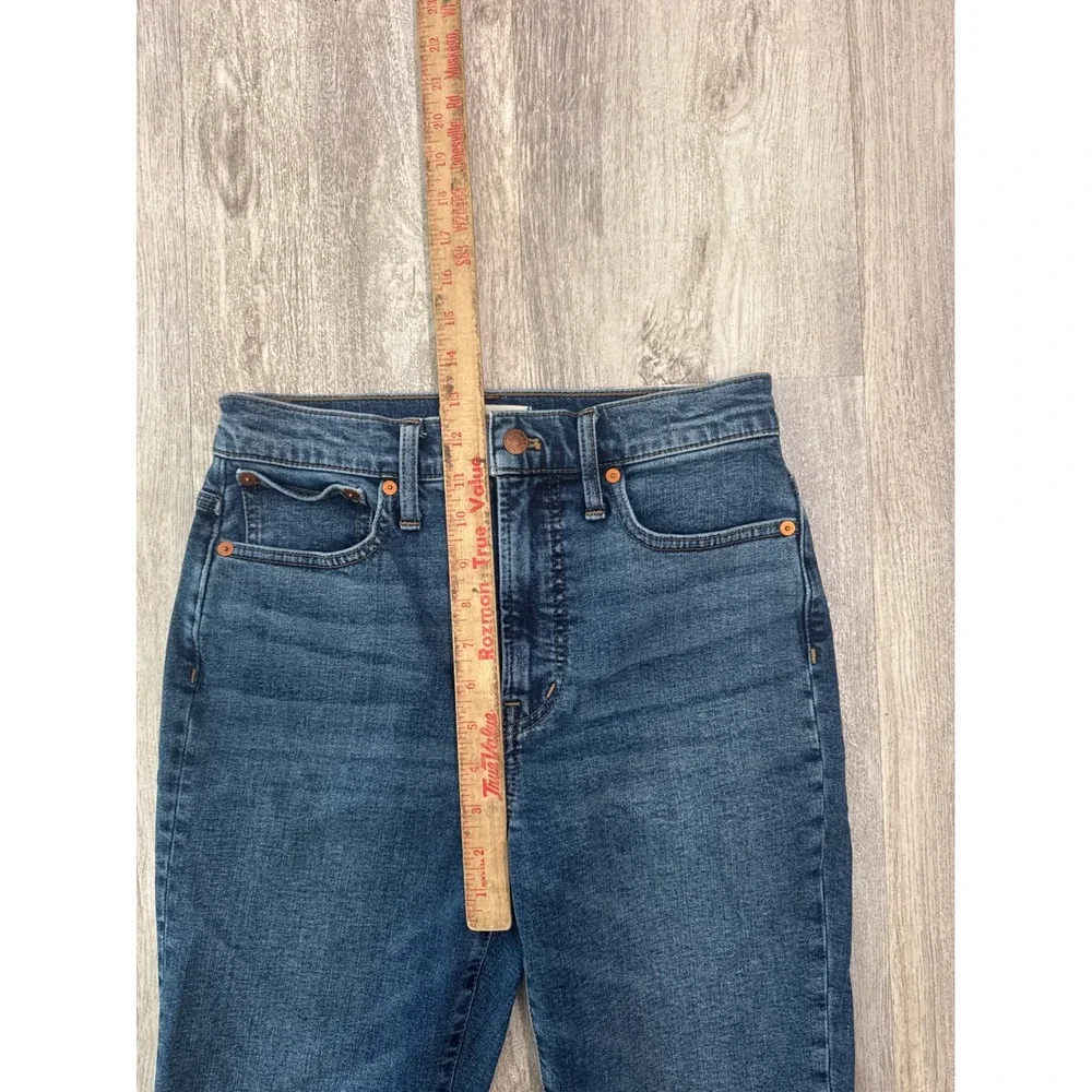 Madewell The Perfect Vintage Jean High Rise Straight Leg Dark Wash Blue Size 26